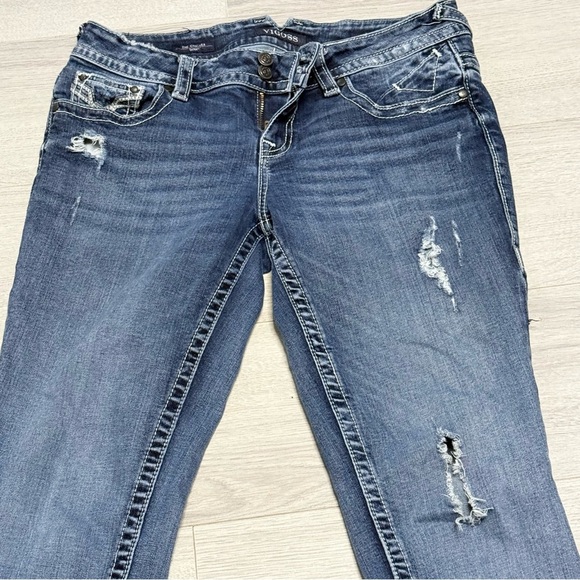 VIGOSS The Chelsea Skinny distressed Women's Jeans - Picture 4 of 14